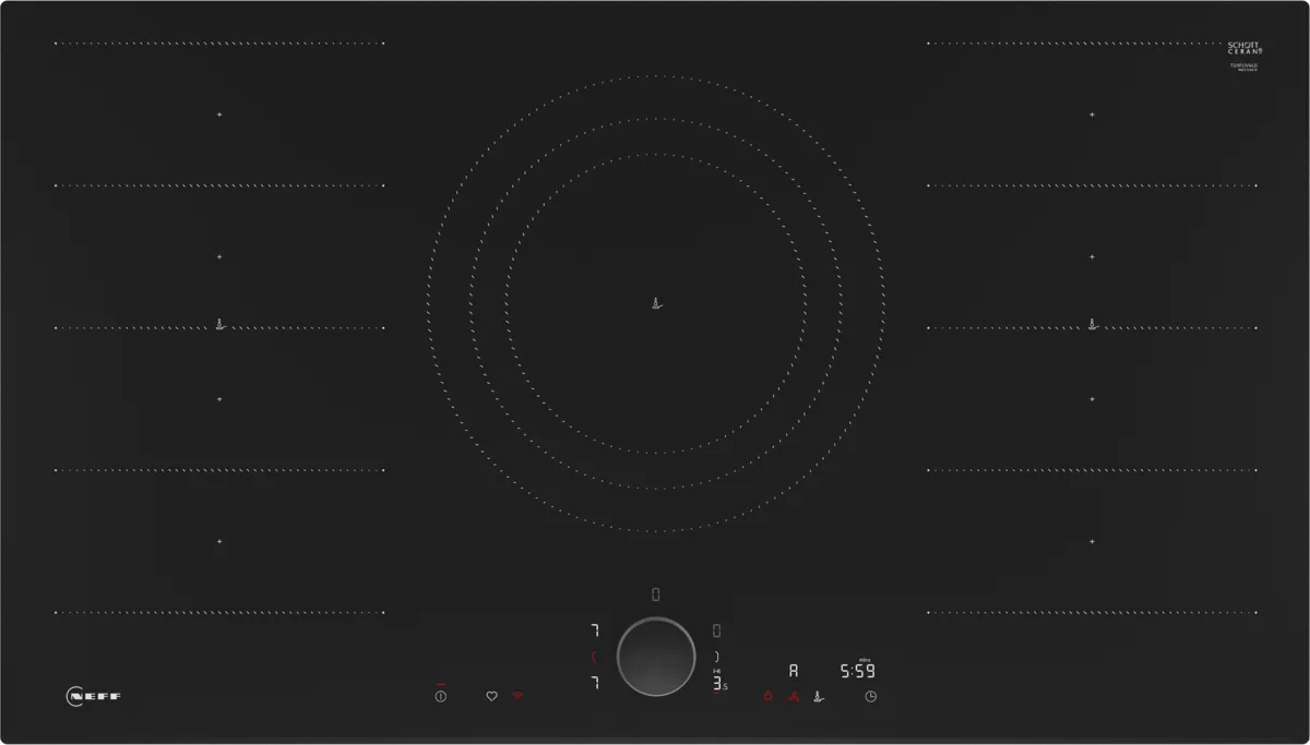 NEFF T69FUV4L0 N90 Induction hob 90 cm surface mount without frame