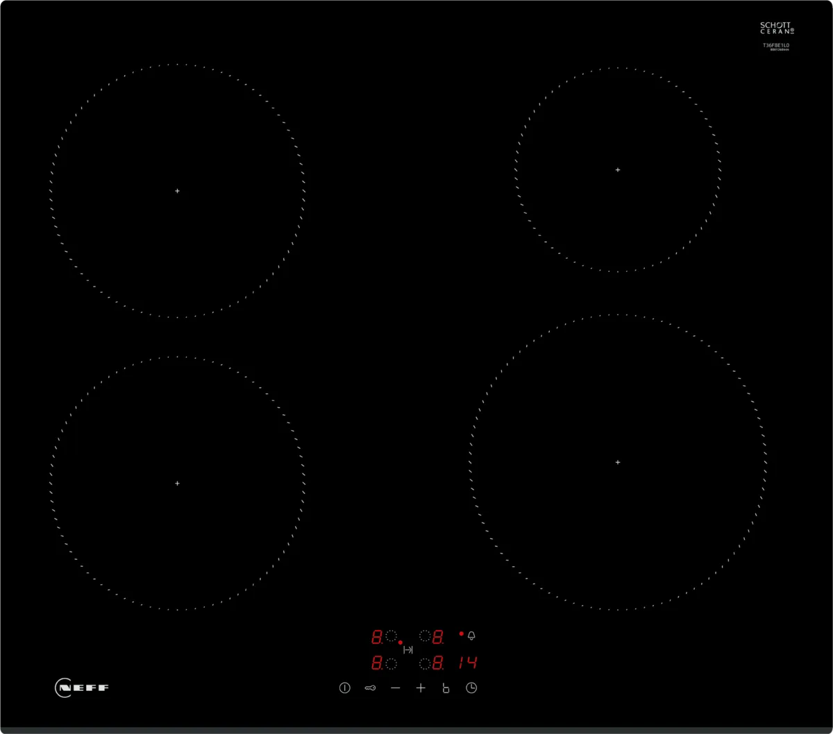 NEFF T36FBE1L0 N30 Induction hob 60 cm surface mount without frame