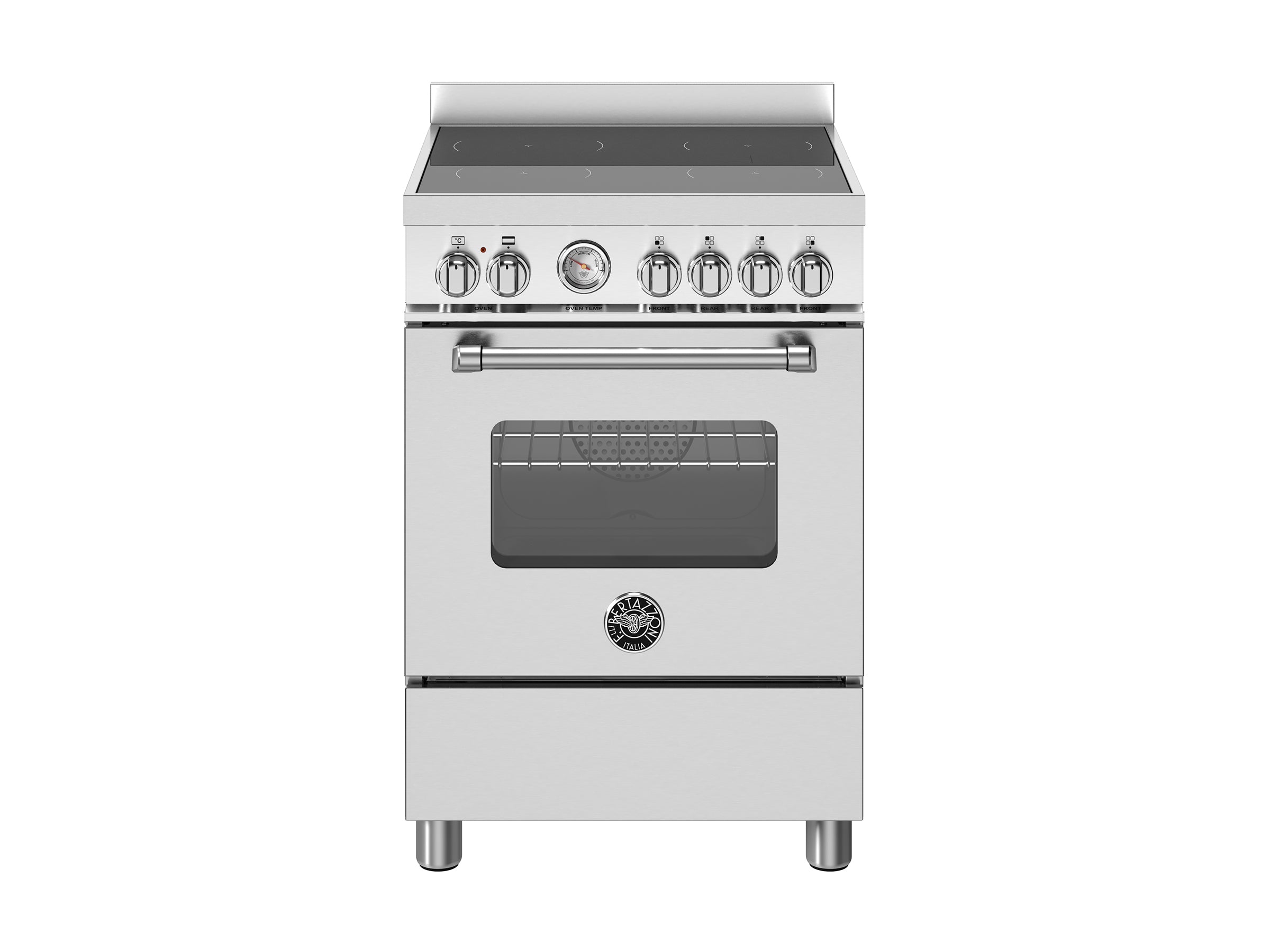 Bertazzoni 60 cm induction top electric oven Master Series-Stainless Steel