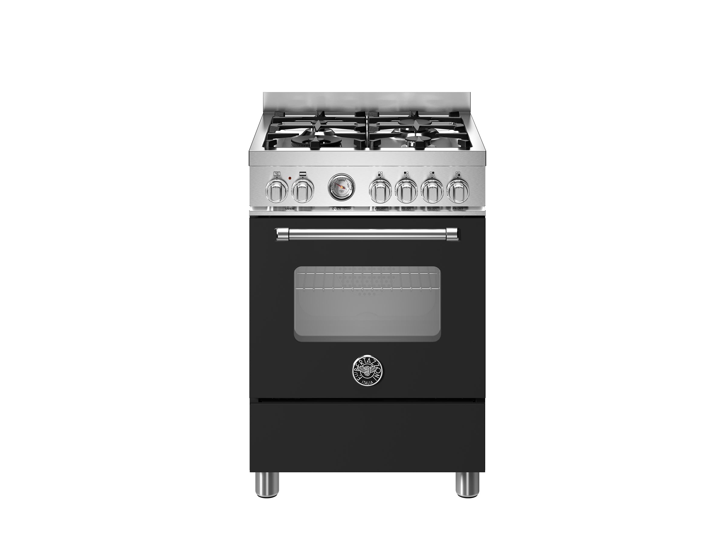 Bertazzoni 60 cm 4-burner electric oven Master Series-Nero (Black)