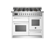 Bertazzoni PRO116L3EBIT2 110 cm 6-burner electric triple oven Professional Series- White