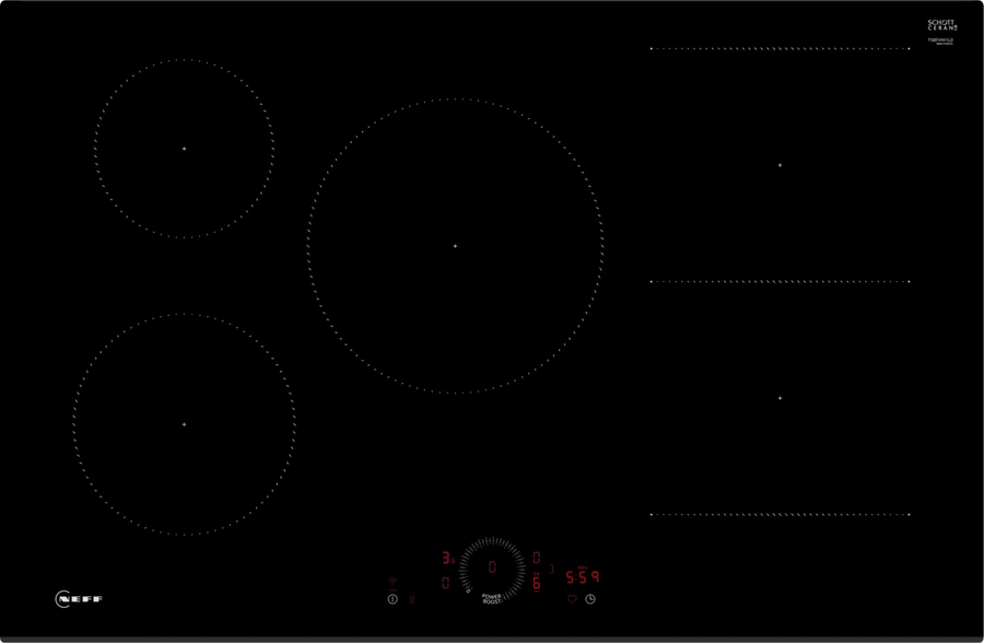 NEFF T58FHW1L0 N70 Induction hob 80 cm surface mount without frame