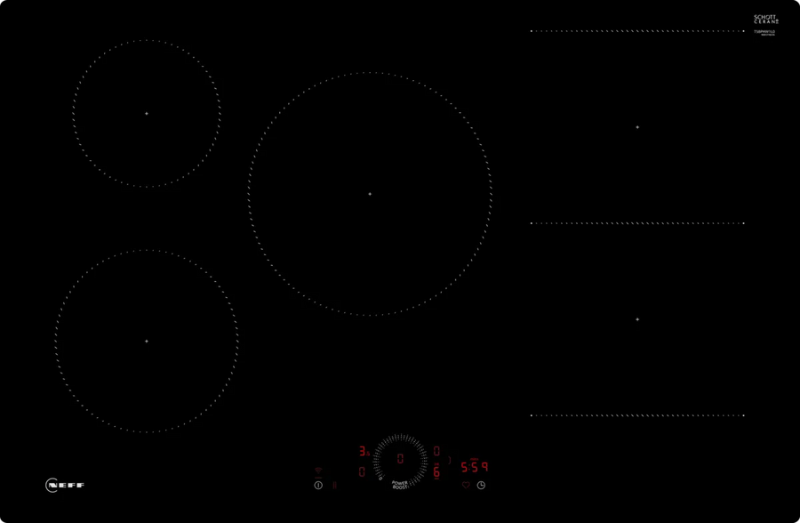 NEFF T58PHW1L0 N70 Induction hob 80 cm flush mount