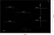 NEFF T68FHV4L0 N70 Induction hob 80 cm surface mount without frame