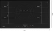 NEFF T69FUV4L0 N90 Induction hob 90 cm surface mount without frame