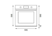 Bertazzoni F6011PROPLX/23 60cm Electric Pyro Built-in oven LCD display Professional Series-Stainless Steel