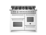 Bertazzoni- 110 cm 6-burner electric triple oven Master Series-Bianco (White)