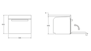 Bertazzoni F457MODMWLNC 60x45cm Combi-Microwave Oven, LCD display Modern Series-Black
