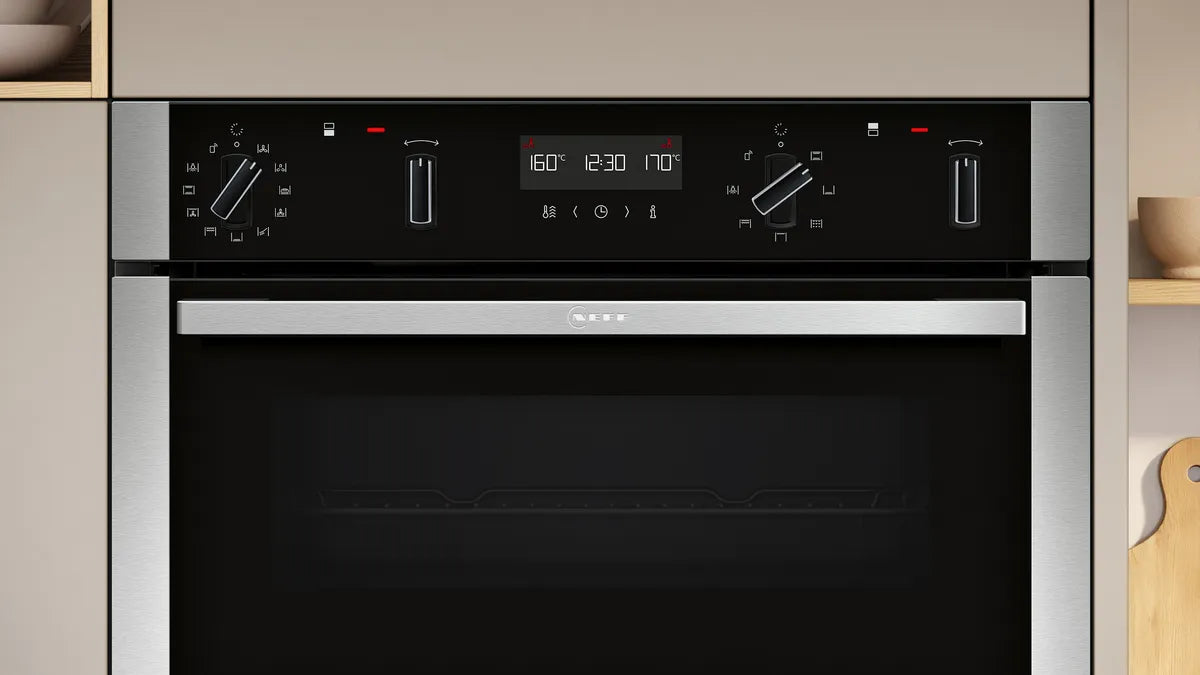 NEFF U2ACH7AN7B N50 Built-in double oven-Stainless Steel