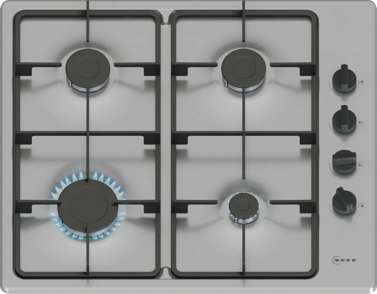 NEFF T26BKP6N0 N30 Gas hob 60 cm Stainless steel