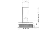 Bertazzoni KV100PROXT 100 cm wallmount hood Professional Series-Stainless Steel