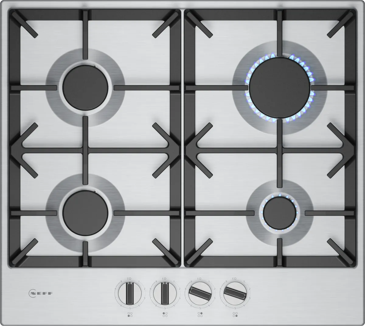 NEFF T26CIP8N0 N70 Gas hob 60 cm Stainless steel