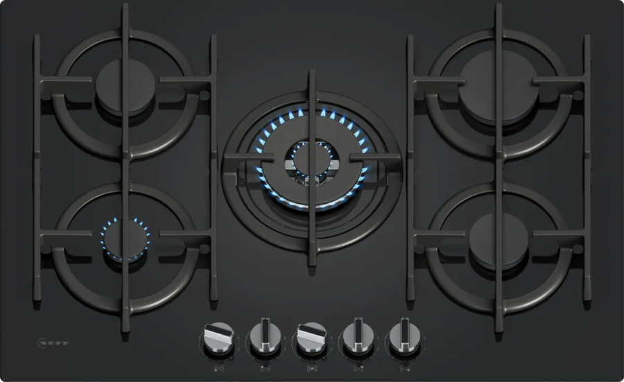 NEFF T27PIQ4S0 N 70 Gas hob 75 cm Tempered glass-Black