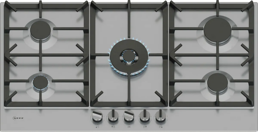 NEFF T29CIR8N0 N70 Gas hob 90 cm Stainless steel