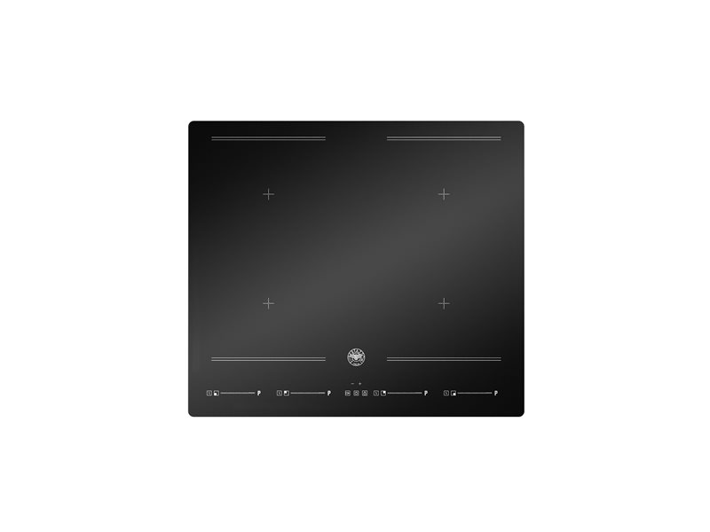 Bertazzoni P604I2M28NVS 60cm induction hob, 4 cooking zones, 2 multizone Modern Series-Black