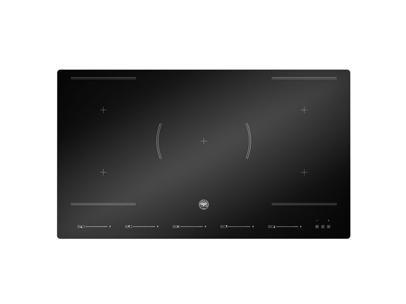 Bertazzoni P905I2M30NVS 90 cm Induction Hob, 2 multizone Modern Series-Black