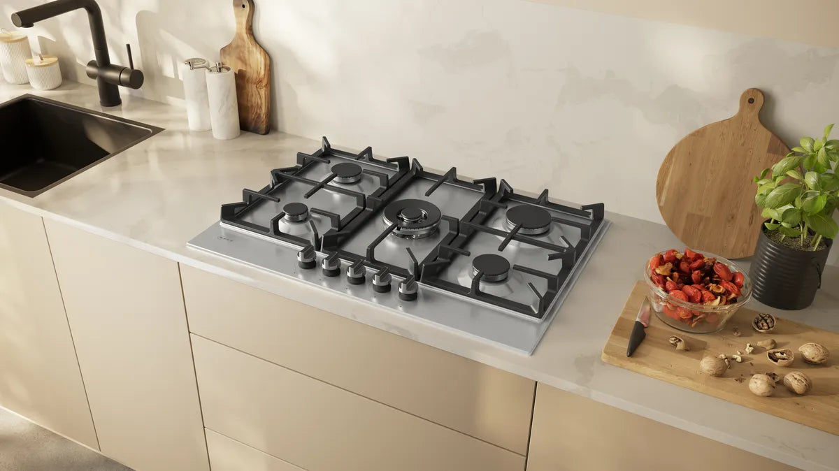 NEFF T27CIQ8N0 N70 Gas hob 75 cm Stainless steel