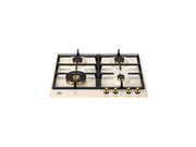 Bertazzoni P604LHERAG 60 cm Gas hob with wok Heritage Series-Ivory & Gold