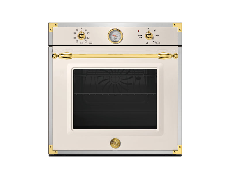 Bertazzoni F609HEREKTAG 60x45cm Combi-Microwave Oven, LED touch Display Modern Series- Ivory/Gold