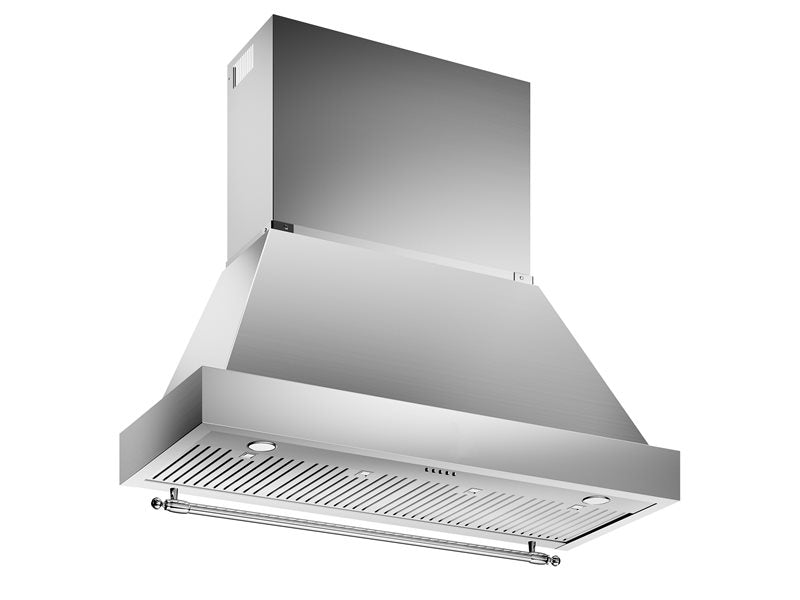 Bertazzoni KC48HERTAX + K120HERTX 120 cm Wall Mount, 1 motor Heritage Series-Stainless Steel