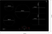 NEFF T58PHW1L0 N70 Induction hob 80 cm flush mount