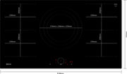 NEFF T69FHV4L0 N70 Induction hob 90 cm surface mount without frame