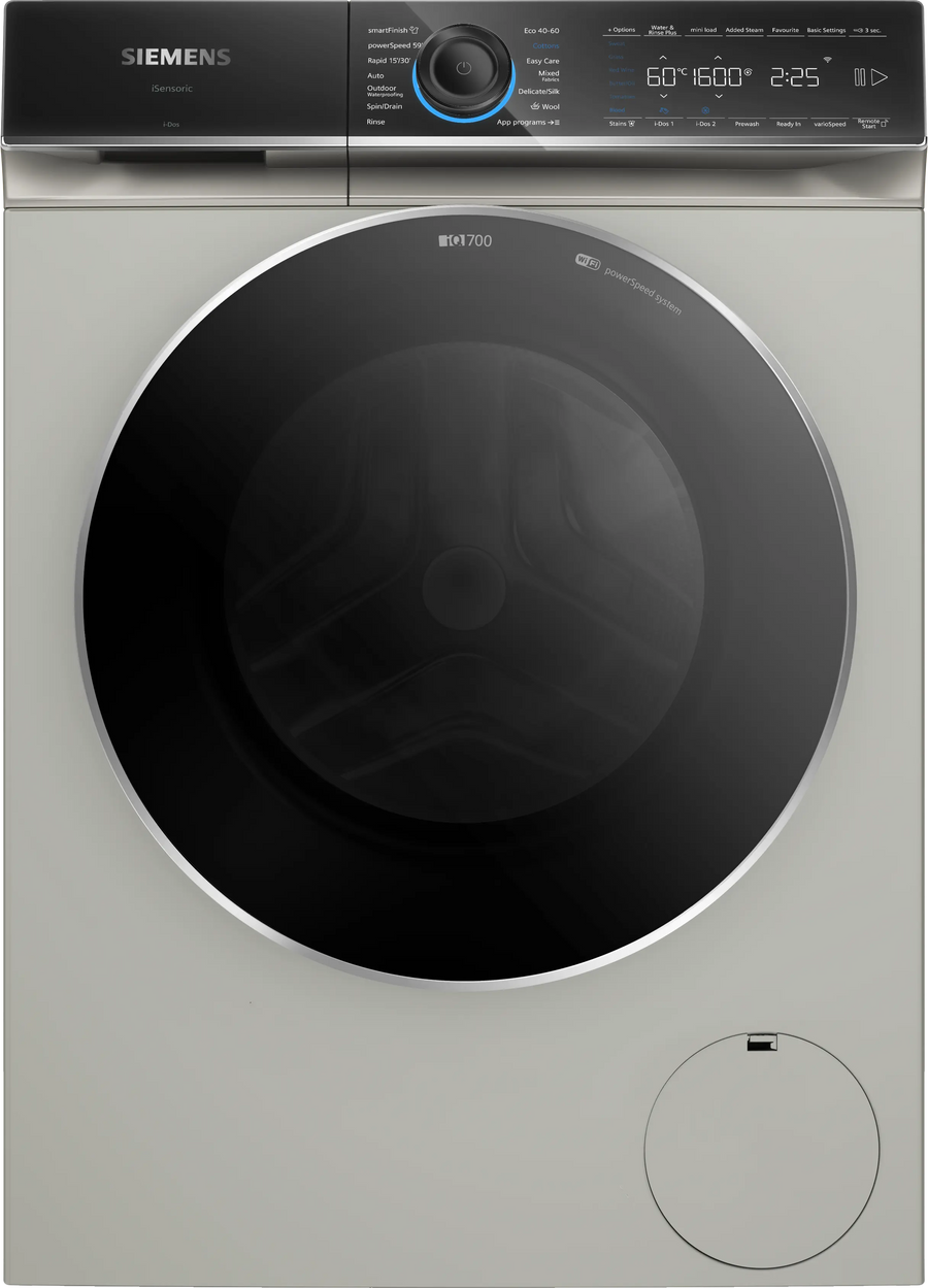 Siemens WG66B2AXGB iQ700 Washing machine, front loader 11 kg max. 1600 rpm-Silver inox