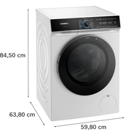 Siemens WG66B2A1GB iQ700 Washing machine, front loader 11 kg max. 1600 rpm-White