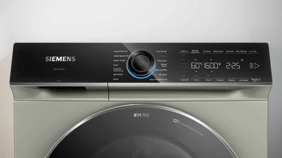 Siemens WG66B2AXGB iQ700 Washing machine, front loader 11 kg max. 1600 rpm-Silver inox