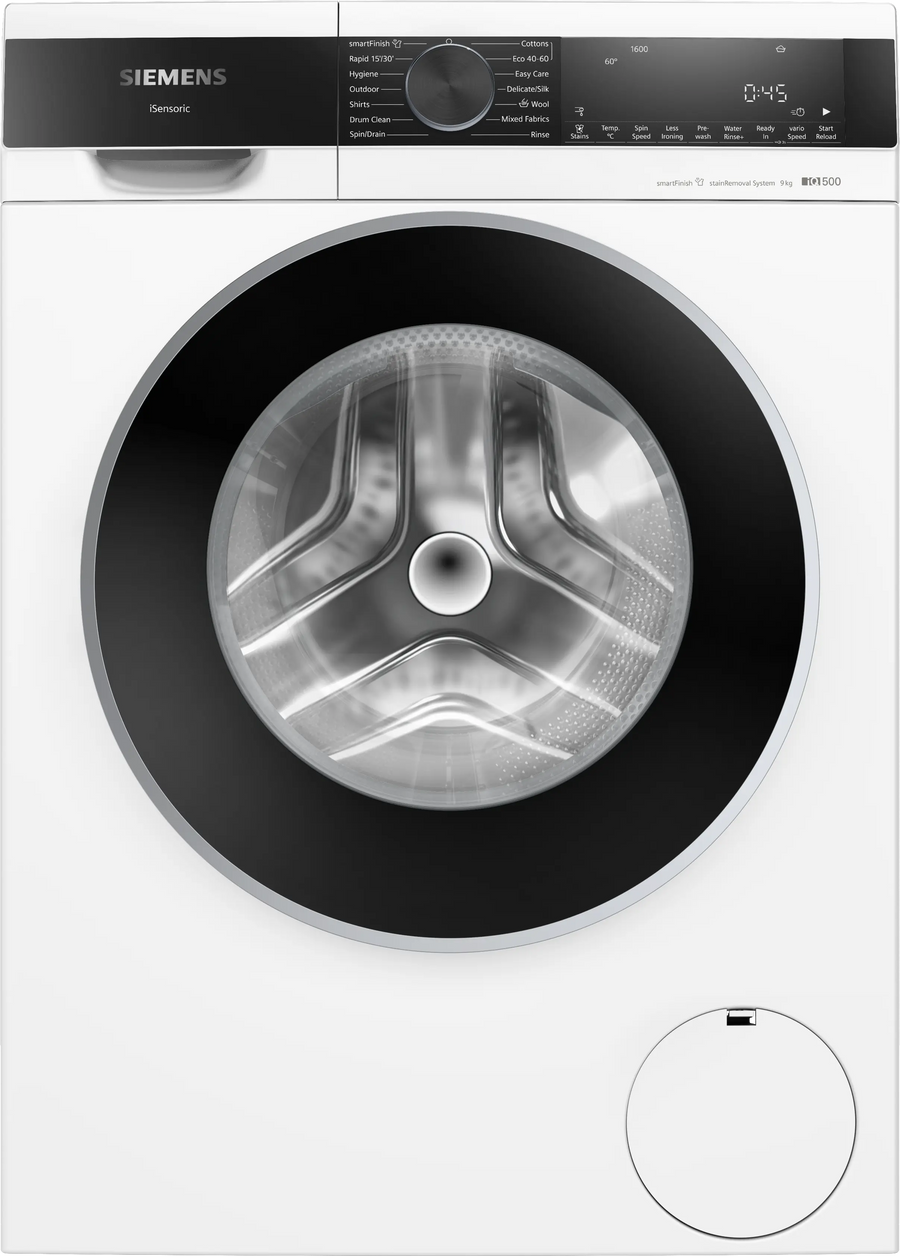 Siemens WG46G2Z4GB iQ500 Washing machine, front loader 9 kg max. 1600 rpm-White