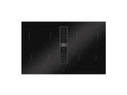 Bertazzoni P804ICH30NP 80 cm induction hob with integrated hood Modern Series-Black Glass