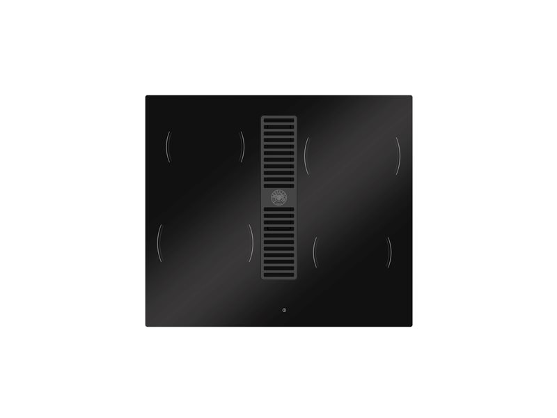 Bertazzoni P604ICH30NP 60 cm induction hob with integrated hood Modern Series