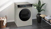 Siemens WR47B2CSGB iQ700 Heat pump tumble dryer 9 kg-Silver inox