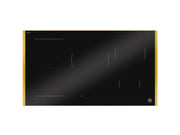 Bertazzoni P905I1M30GP 90 cm Induction Hob with Metal Frame, 5 cooking zones, hidden white LED slider Modern Series-Black & Gold