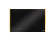 Bertazzoni P784I1M30GP 78 cm Induction Hob with Metal Frame, 4 cooking zones, hidden white LED slider Modern Series-Black & Gold