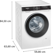 Siemens WG46G2Z4GB iQ500 Washing machine, front loader 9 kg max. 1600 rpm-White