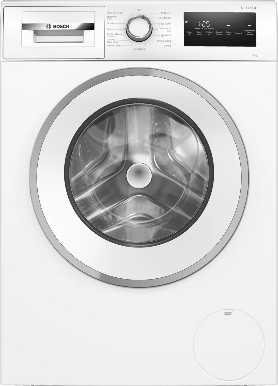 Bosch WAN28254GB Series 4 Washing machine, front loader 8 kg max. 1400 rpm Freestanding-White