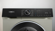 Siemens iQ500 WG56H2AXGB Washing machine, front loader, 10 kg, max. 1600 rpm-Silver inox