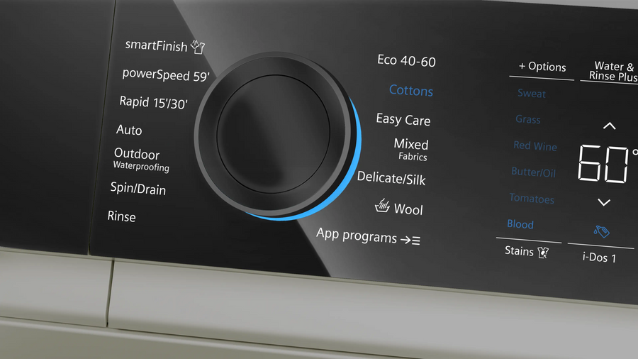 Siemens WG66B2AXGB iQ700 Washing machine, front loader 11 kg max. 1600 rpm-Silver inox