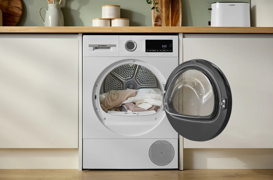 Bosch WQG24502GB Series 6 Heat pump tumble dryer 9 kg-White