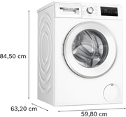 Bosch WAN28254GB Series 4 Washing machine, front loader 8 kg max. 1400 rpm Freestanding-White