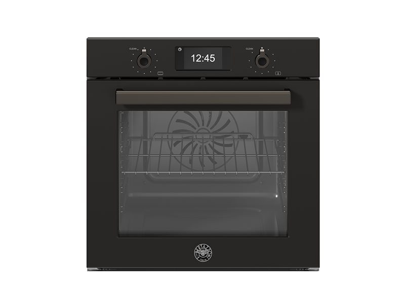Bertazzoni FPRO6117CTN3 60cm Electric Pyro Built-in Oven, TFT display, total steam Professional Series-Black