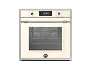 Bertazzonni FHER6117CTAX3 60cm Electric Pyro Built-in Oven, TFT display, total steam Heritage Series-Ivory & Chrome