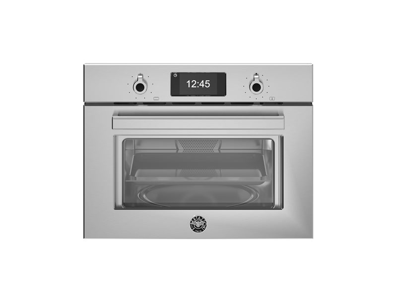 Bertazzoni FPRO4077MTX3 60x45cm Combi-Microwave Oven, TFT Display Professional Series-Stainless Steel