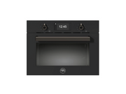 Bertazzoni FPRO4077MTN3 60x45cm Combi-Microwave Oven, TFT Display Professional Series-Black