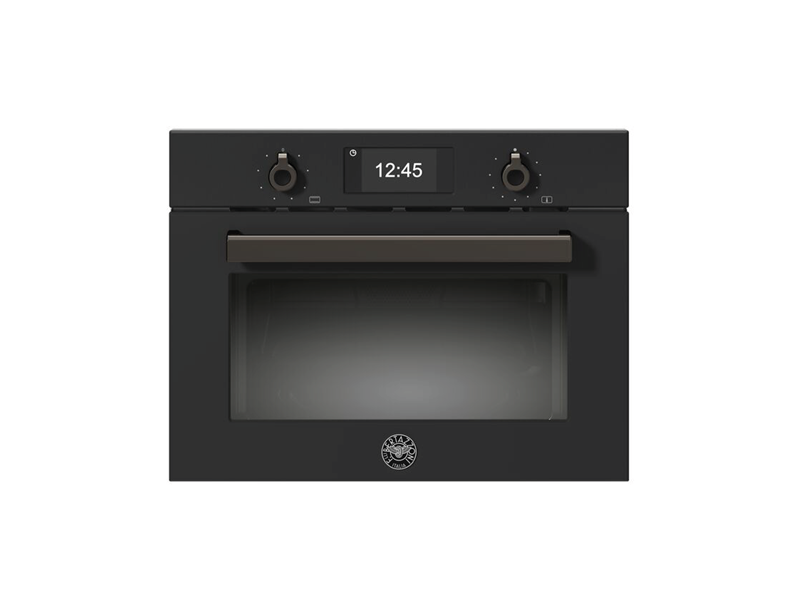 Bertazzoni FPRO4077MTN3 60x45cm Combi-Microwave Oven, TFT Display Professional Series-Black