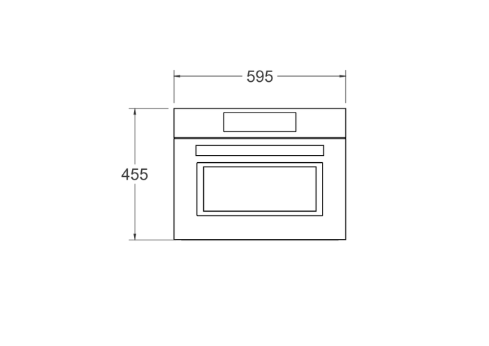 Bertazzoni FMOD4077MTX3 60x45cm Combi-Microwave Oven, TFT Display Modern Series-Stainless Steel