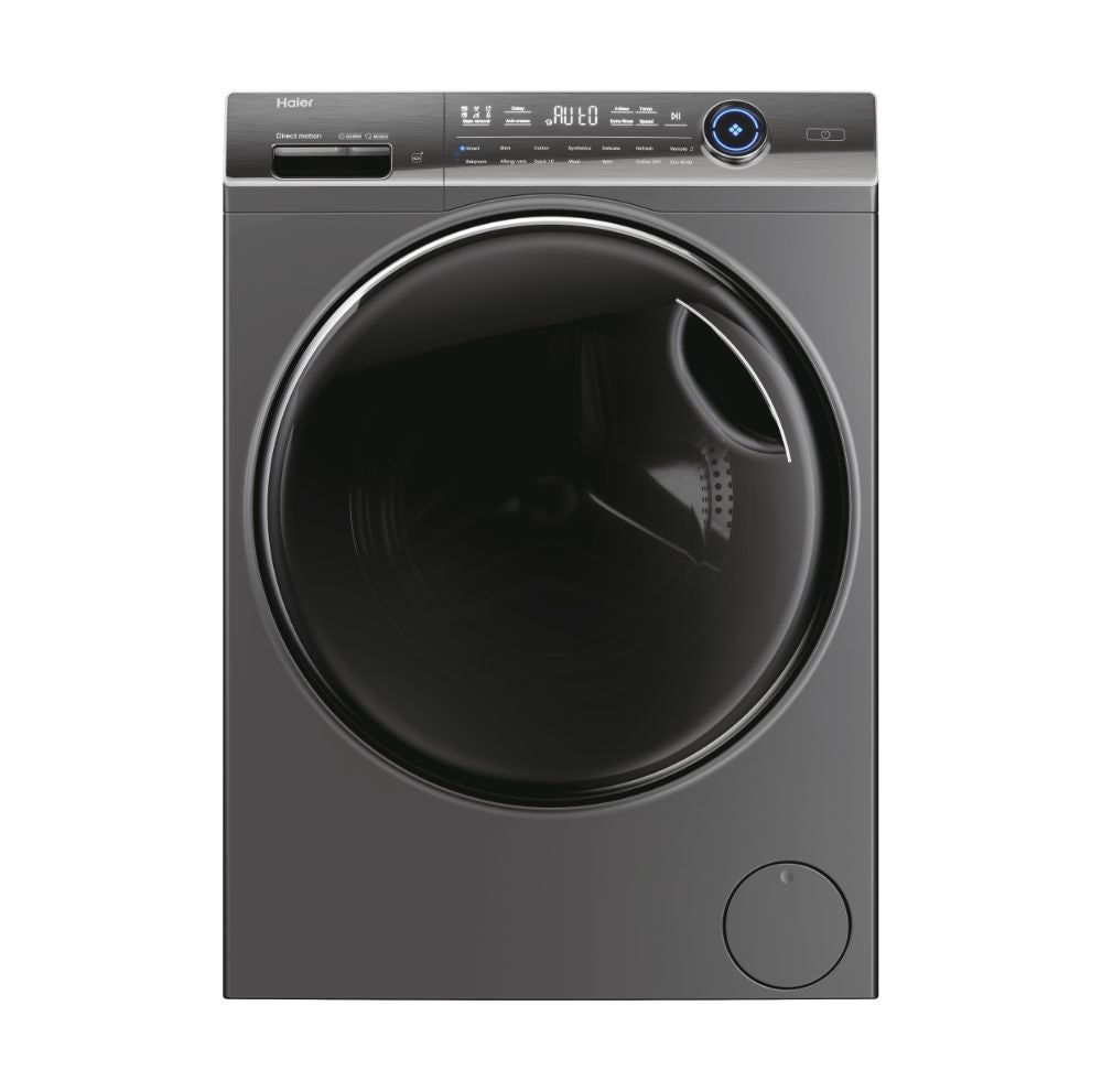 Haier HW100GB14979SUUK 10kg Freestanding Washing Machine in Anthracite Finish