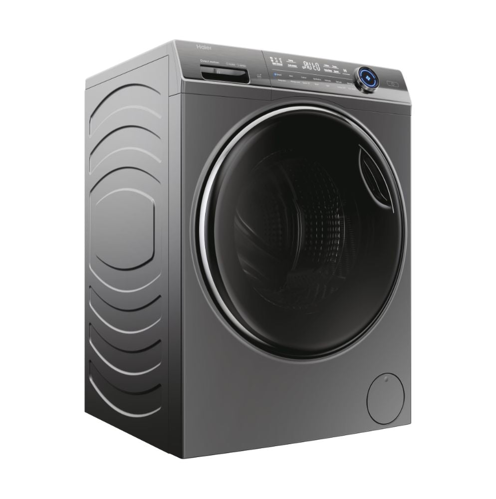 Haier HW100GB14979SUUK 10kg Freestanding Washing Machine in Anthracite Finish