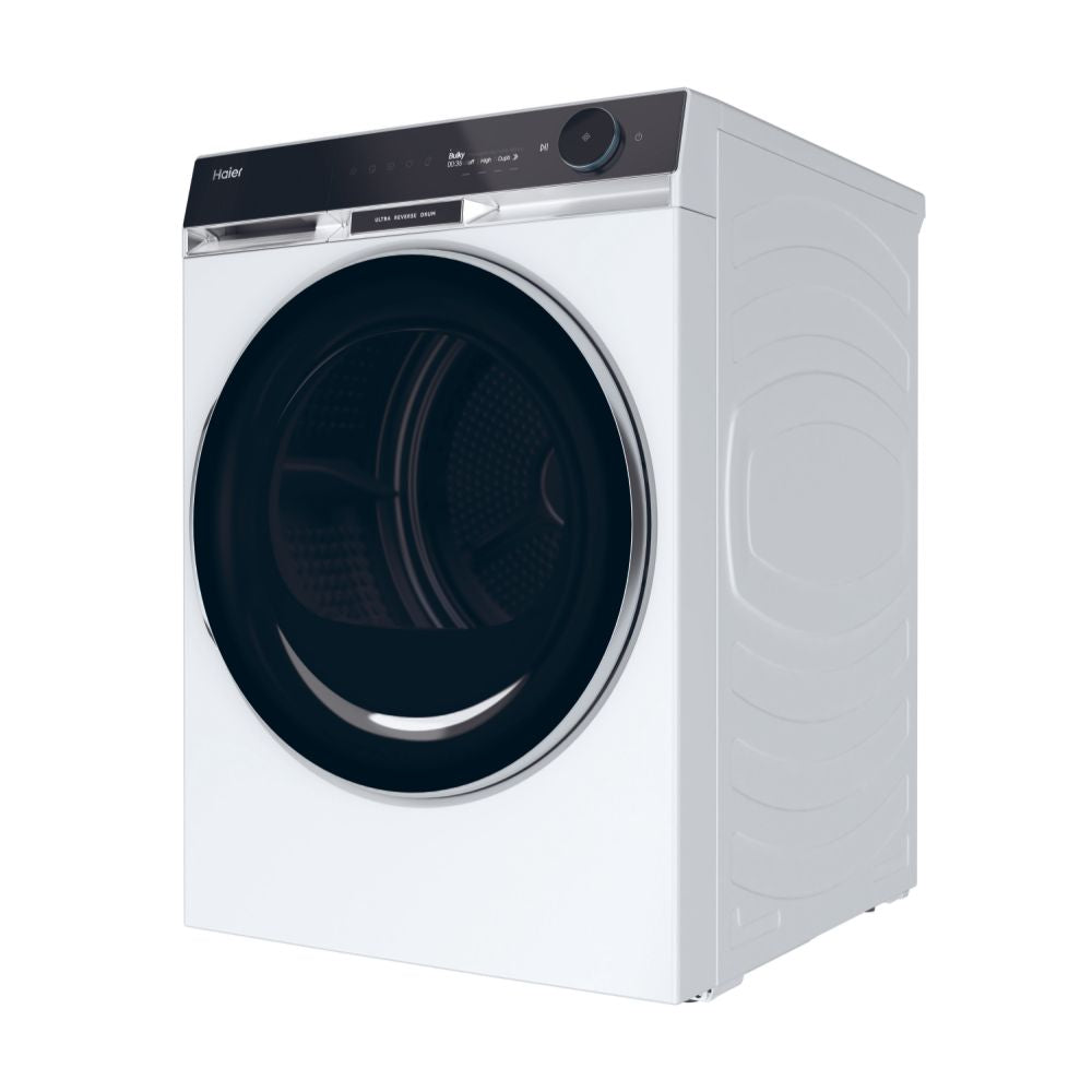 Haier HD90-A3Q397U1-UK Series 11 Freestanding 9kg Heat Pump Tumble Dryer-White